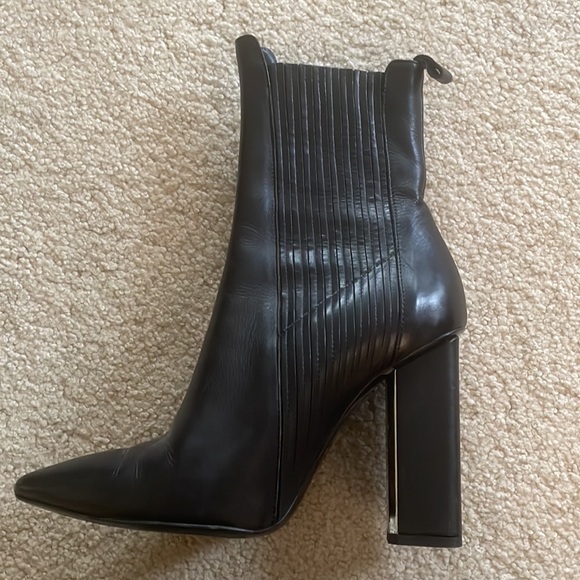 ALLSAINTS Chelsea Black Leather Boots size 40 9 - Picture 4 of 13